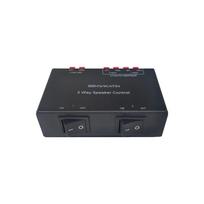 SENWIKATIN Speaker Switcher Selector Speaker Selector with Terminal 1 Input to 2 150W RMS DC Current per Channel 2-Channel Box, Clamps, Outputs, juoda