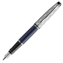 Waterman Expert Deluxe Special Edition Fountain Fine Nib Luxury Brand Blue 2167587 Pen, (F), Gift, CT,