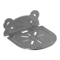 Sturdy Wall Mount Metal Bracket Monitoring Router Projector Stand Grey Compatible Bracket Storage Rack Indoor
