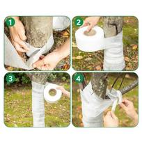 Tree Wrap for Bark Protection Breathable Fabric Guard Prevents Damage and Supports Tree Healing for Young Trees and Saplings 8cmx30m beige
