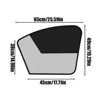 Sun Shade For Car Window Magnetic Side Window Sun Shade Covers UV Protection Magnetic Auto Accessories Small Sunshades For Cloth balta