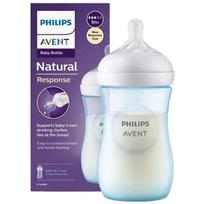 Philips Avent Responsive kūdikio buteliukas Natural, Mėlynas - 260 ml