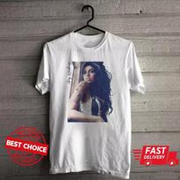 Amy Winehouse Men White T Shirt S-5XL Unisex Unisex T-Shirt S įvairiaspalvis