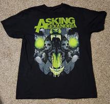 Asking Alexandria Band Poster Tour Shirt Black Unisex S-5XL EM0815 S įvairiaspalvis