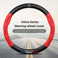 AALB1 Volvo Vairo Rato Dangtelis Anglies Pluošto Odinis Dangtelis Automobilio Aksesuarai Volvo Xc60 Xc90 V40 V60 S60 V50 V90 S80 C40 XC40 V70 raudona