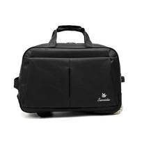 Lightweight Korean Style Folding Trolley Bag - Large Capacity, Single Wheel, Customizable Oxford Cloth Travel Bag. 20 inch juoda