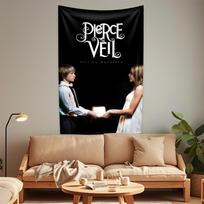 Experimental Rock Band Tapestry Pierce The Veils Flag Music Art Home Decor Living Room Dorm Room Backdrop Concert Decor 29x37in