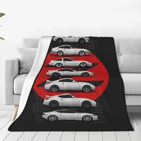 Variklio antklodė JDM GTR Automobilio Drift Turbo Pliušinė Šilta SuperMinkšta Flanelinė Vilnos Mėtoma Antklodė Sofai Lovatiesei Antklodei Kelionėms Dovanos# 75X95CM pilka spalva