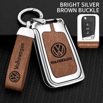 VW odinis automobilio nuotolinio valdymo pultelio dėklas apvalkalas Volkswagen VW Polo Golf 7 MK7 Tiguan Passat Jetta E-golf raktų pakabukas Priedas
