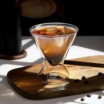 180 ml Dvigubo sluoksnio stiklinė kavos puodelio Kavinės Ledinis Amerikietiškas Latte DIRTY Viskiui Specialus gėrimų puodelis Atsparus šalčiui ir karščiui Kavos indai