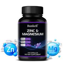 Magnio + Cinko + B6 vitamino kapsulės padeda padidinti energiją ir imunitetą 120 kapsulių 120 Capsules