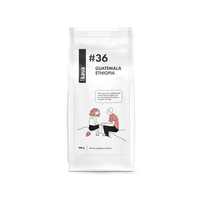 Skrudintos rūšinės kavos pupelės KAVA96 Nr.36, MIX Guatemala, Ethiopia (Yirgacheffe)