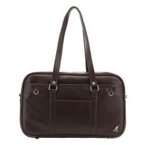 Boston Bag A4 School Stylish School Bag [Kangol] 250-1010 Bag, [29] Chocolate/Beige