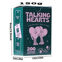 Heartfelt Conversation Cards: English Talking Game for Couples