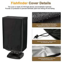 1PC Fish Finder Cover 25*8.2*14cm For GARMIN For HUMMINBIRD 3-4 Inch Models And For GARMIN Striker 44cv Protection Covers China Mainland black