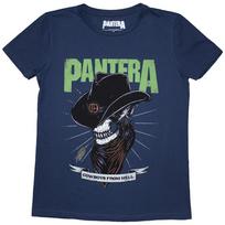 Pantera Ladies T-Shirt: Skeleton Cowboy (Large) M