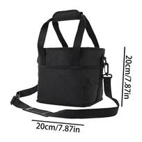 Water Bottle Carrier Bag High Capacity Insulated Pouch Adjustable Shoulder Strap Water Bottle Sleeve for Sports Hiking Travel juoda