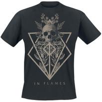 Skull Logo in Flames T-Shirt Men Women Vintage Metal Rock Band Graphic Tee 100% Cotton Summer Streetwear Top L įvairiaspalvis
