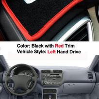 Car Inner Dashboard Cover Dash Mat Carpet Cape For Honda Civic Sedan 2001 2002 2003 2004 2005 LHD RHD Auto Dashmat Sunshade