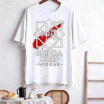 Final Fantasy 7 Sephiroth Soldier Materia Tifa Video Game Shinra Electric Power Company Men Printed T-shirt Chocobo Short Sleeve S įvairiaspalvis
