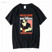 NOT VTG Nick Cave The Bad Seeds Tender Prey M T Shirt Fruit of Loom Artsy vintage Washed Top For Everyday Wear fashion S įvairiaspalvis