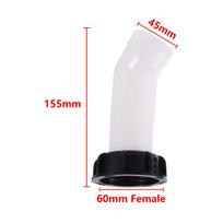2  IBC Tank Adapter 43mm/45mm Water Tank Drainage Diversion Tube S60 Female Thread Garden Irrigation Hose Barrel Tap Fittings