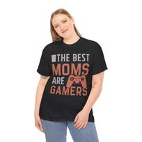 The Best Moms are gamers T-shirt Tops Tees Unisex | Retro Video Game Tee | Funny Gaming Shirt 4XL