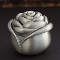 European Valentine's Jewelry Box: Large Rose Flower Ring Storage, Preserved Flower, Wedding Gift