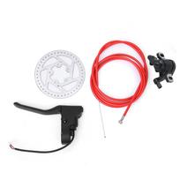 Metal Disc Brake Device Set Brake Line Handle for Xiaomi M365 Electric Scooter Accessories Kit white