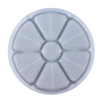 Petal Fruit Nut Storage Tray Epoxy Resin Mold DIY Dishes Plate Silicone Mould dangaus mėlyna spalva