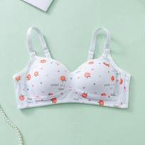 Girls Bras Sweat Cute Underwear Breathable Soft Lingerie Small Bras 34/75AB beige