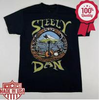IŠPARDAVIMAS Retas Steely Dan Grupės 1993 m. Marškinėliai Trumpomis Rankovėmis Juodi Visų Dydžių Unisex S-5XL Unisex Marškinėliai L