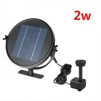 Decdeal 9V 2.5W Solar Panel Solar Powered Fountain Submersible Brushless   Kit for Bird Bath Pond Pull 190LCelsiusH 170cm Lift