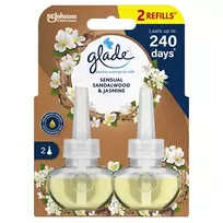 Glade - Electric air freshener refill set Sandalwood & Jasmine 2 x 20 ml
