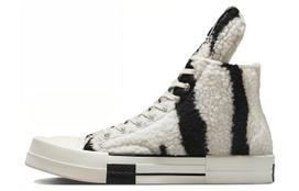 Chuck 70 Rick Owens x Chuck 70 Drkshdw Turbodrk Converse High 'Zebra' A03943C 37 gray