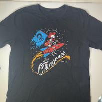 Los Chingones Denver CO Skeleton MX T-Shirt Large Mexican Art Dia De Los Muertos S įvairiaspalvis