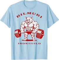 Pig bilmurI Iron Guild Gym Unisex T-Shirt S įvairiaspalvis