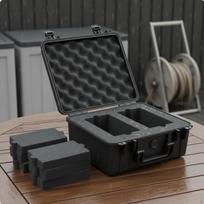 Graded Card Storage Box Waterproof Trading Carrying Case Portable for Travel Medium Medium