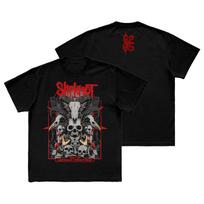 Skull Slipknot Dark Horror Punk Rock Style Band T-Shirt 100% Cotton Graphic Tee Men Women Summer Streetwear Top S įvairiaspalvis