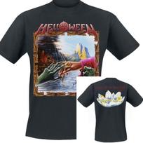 Septynių Raktų Sargas Helloween Marškinėliai Vyrams Moterims Vintage Metalo Roko Grupės Grafinis Marškinėlis 100% Medvilnė Vasaros Gatvės Apranga Viršutinė Dalis L įvairiaspalvis