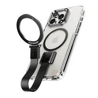Oatsbasf for Samsung Galaxy S24 Ultra Phone Case with Lanyard Clear Cover Shell w/ MagSafe Magnetic Kickstand Transparent Bumper Case & Strap&For Galaxy S24 Ultra juoda