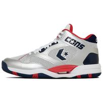 Converse CONS ACCELERATOR Kvėpuojantys vidutinio aukščio krepšinio bateliai Vyriški Balti Sidabriniai 33500470 40