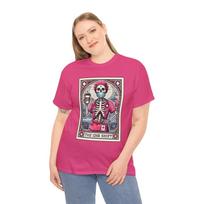 Skeleton Nurse Tarot Card T-shirt Tops Tees Unisex - Wearable Fun for Surprise Comedy Moments S
