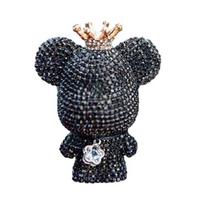 Rhinestone Bear Car Air Freshener Air Vent Mount Long Lasting Fragrance Odor Removal Clip