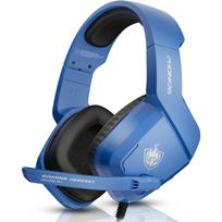 H1 Gaming Headset for PS4/ PS5/ PC/ Laptop, Stereo Over Ear Gaming Headphones with Noise-Canceling Mic Package size:35*25*15cm mėlyna