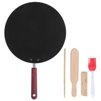 Portable Crepe Maker Non-Stick Frying Pan Pancake Griddle Pan Mini Cooking Tool L(for 6.5-9kg)