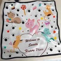 100% natūralus tikras šilko skara moterims bandana kvadratinės skaros skara šilkaverpis pavasaris vasara paplūdimys aukštos kokybės hidžabas Real silk 53x53cm
