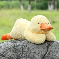 Yellow Duck Blue Elephant Plush Toy Soft Duckling Doll Plush Toy Elephant Doll Sleeping Pillow about 40cm/132g