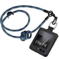 Coque de Protection - BOOLING - Samsung Galaxy Z Flip 7 FE - Antichoc - Cordon Amovible - Bleu juoda