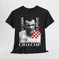 Mirko Cro Cop Filipovic Kroatijos MMA Legenda Kickbokso Taekwondo Dovana Marškinėliai L gray